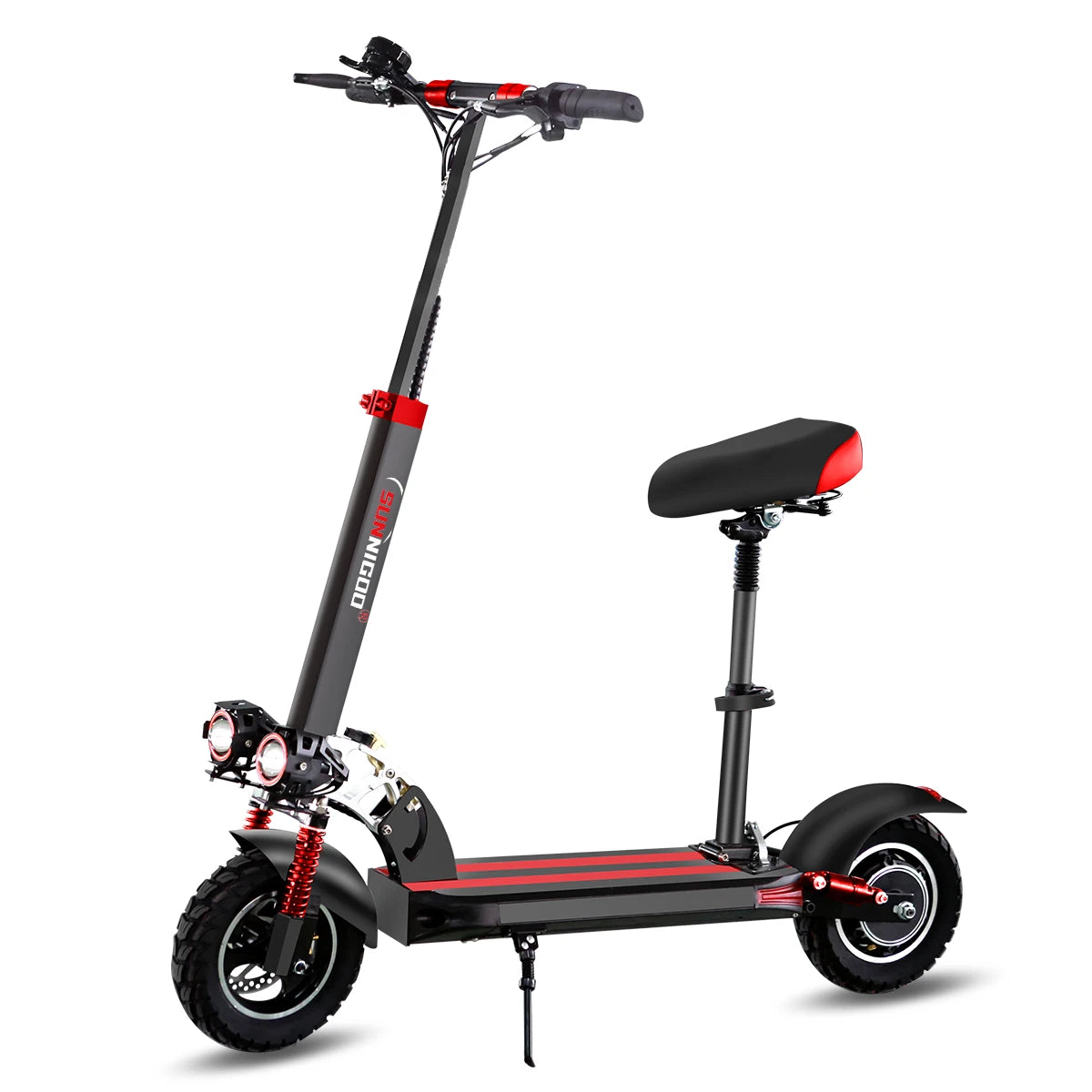 Scooter Électrique Adulte SUNNIGOO N3MAX - 800W, Batterie 48V 13Ah, Double Frein Hydraulique, Pneus 10"