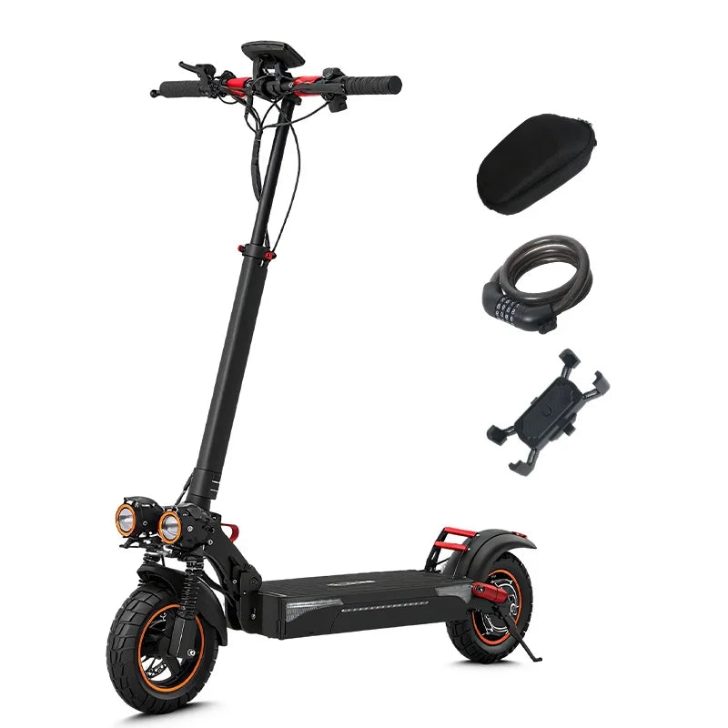 Trottinette Électrique Adulte 800W - 45 km/h, 80 km Autonomie, NFC, Double Amortisseur, Pliable 10"