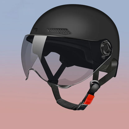 Casque Demi-Jet Vélo Électrique Homme & Femme - Léger et Aéré pour l'Été