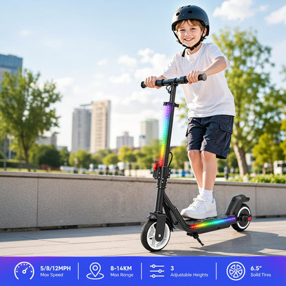 Trottinette Électrique Enfant iScooter iK3Max : Pliable, Bluetooth, 13km Autonomie