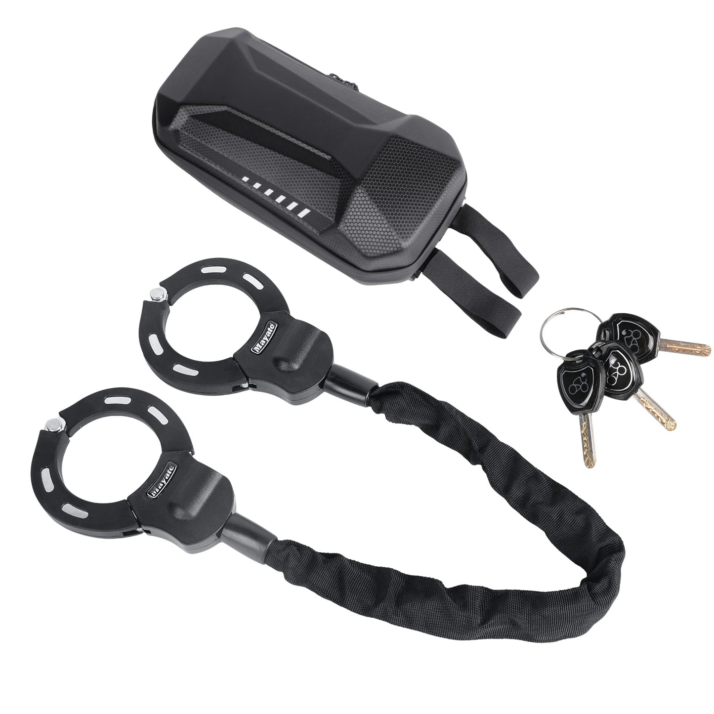 Antivol Vélo & Trottinette Électrique : Chaîne Haute Sécurité 90cm avec Sac