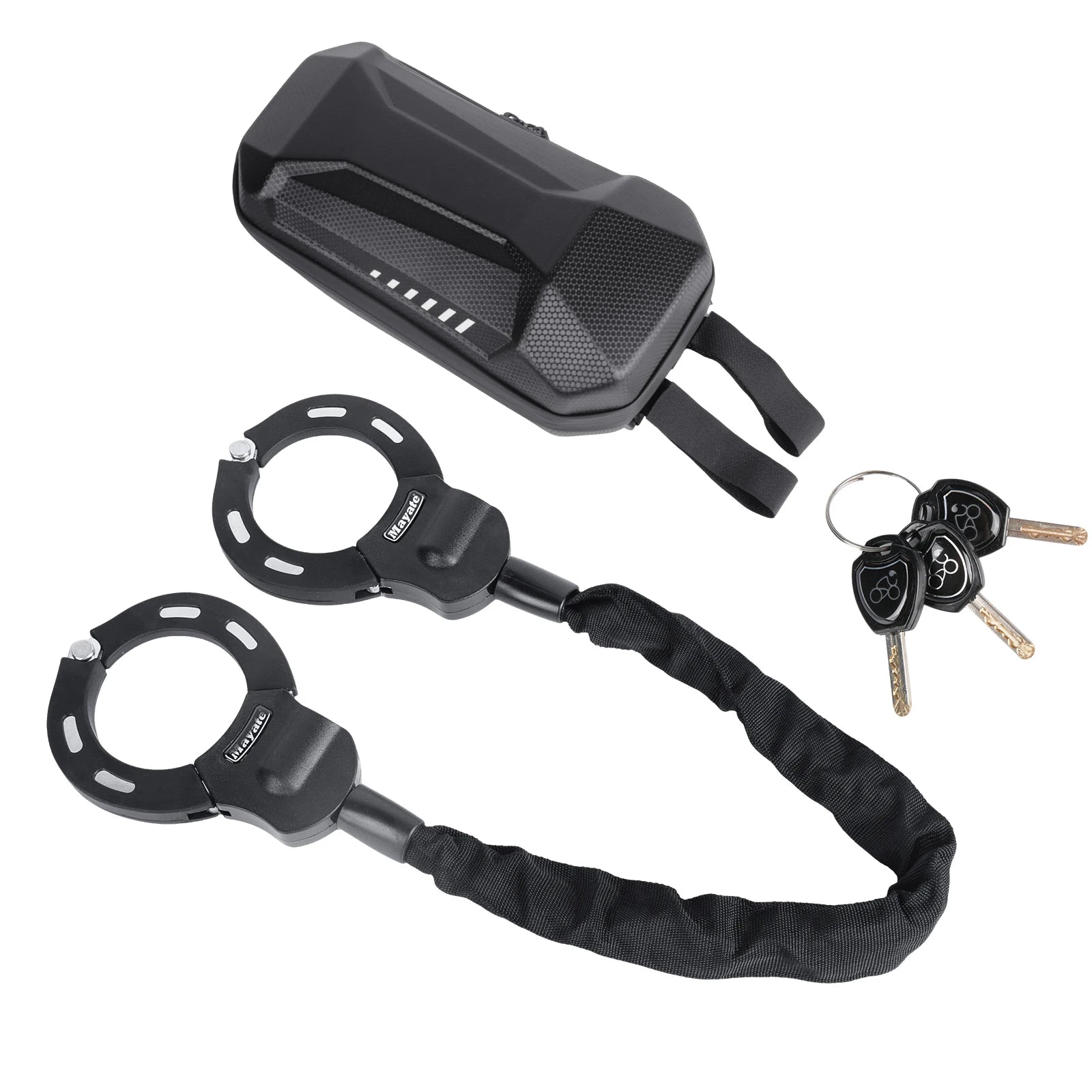 Antivol Vélo & Trottinette Électrique : Chaîne Haute Sécurité 90cm avec Sac