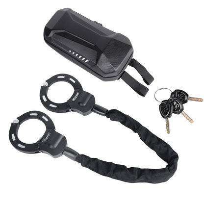 Antivol Vélo & Trottinette Électrique : Chaîne Haute Sécurité 90cm avec Sac