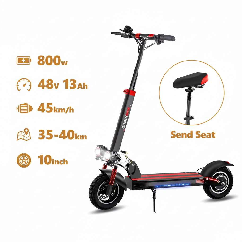 Trottinette Électrique Tout-Terrain SUNNIGOO Adulte 48V - Pliable, 45 km/h, Grande Autonomie