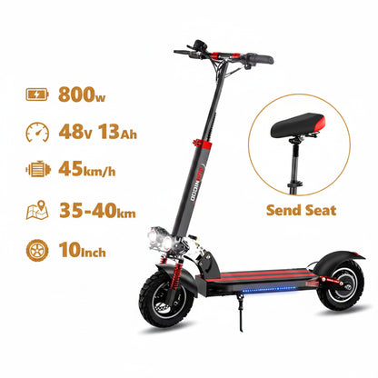 Trottinette Électrique Tout-Terrain SUNNIGOO Adulte 48V - Pliable, 45 km/h, Grande Autonomie