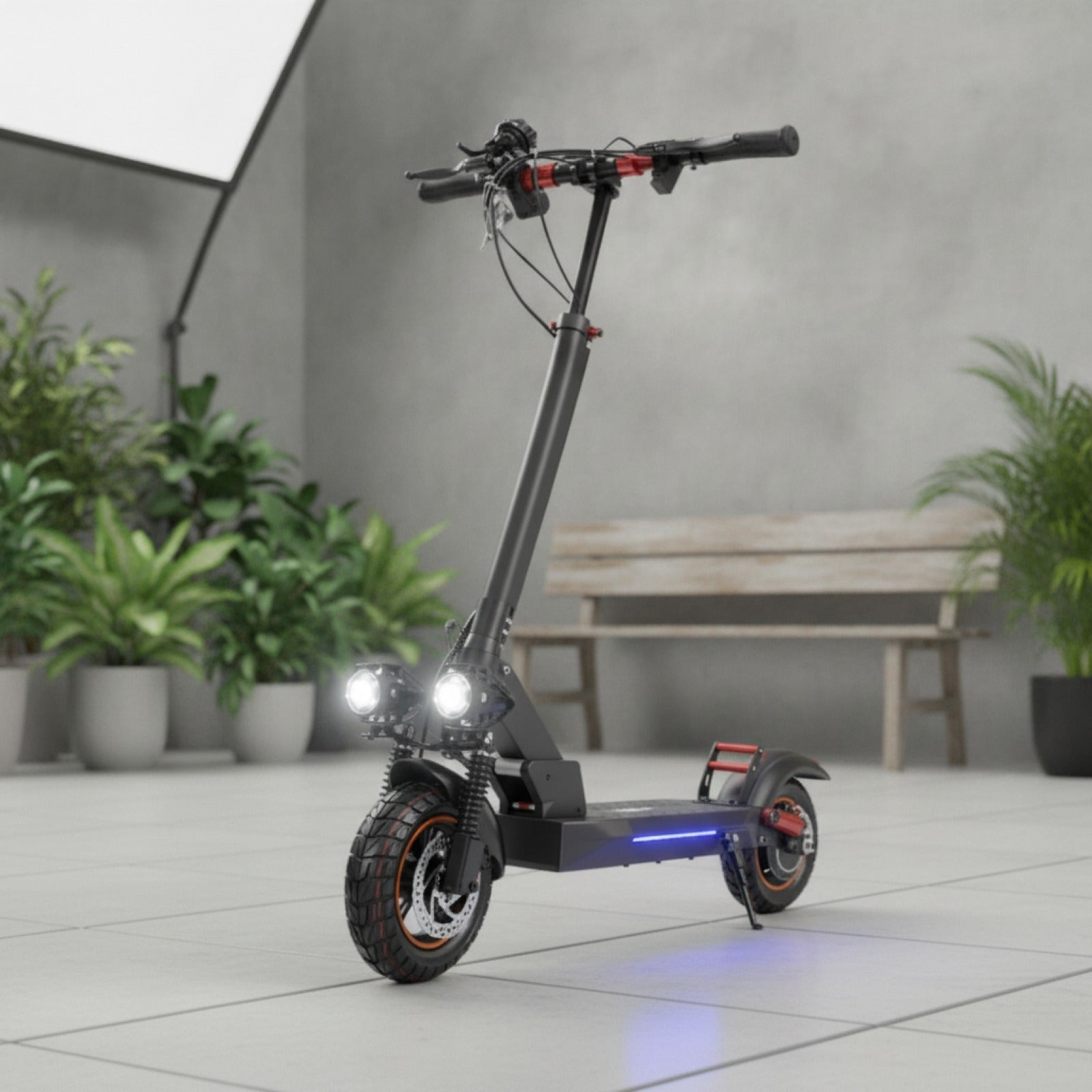 Trottinette Électrique 800W Tout-Terrain 45 km/h