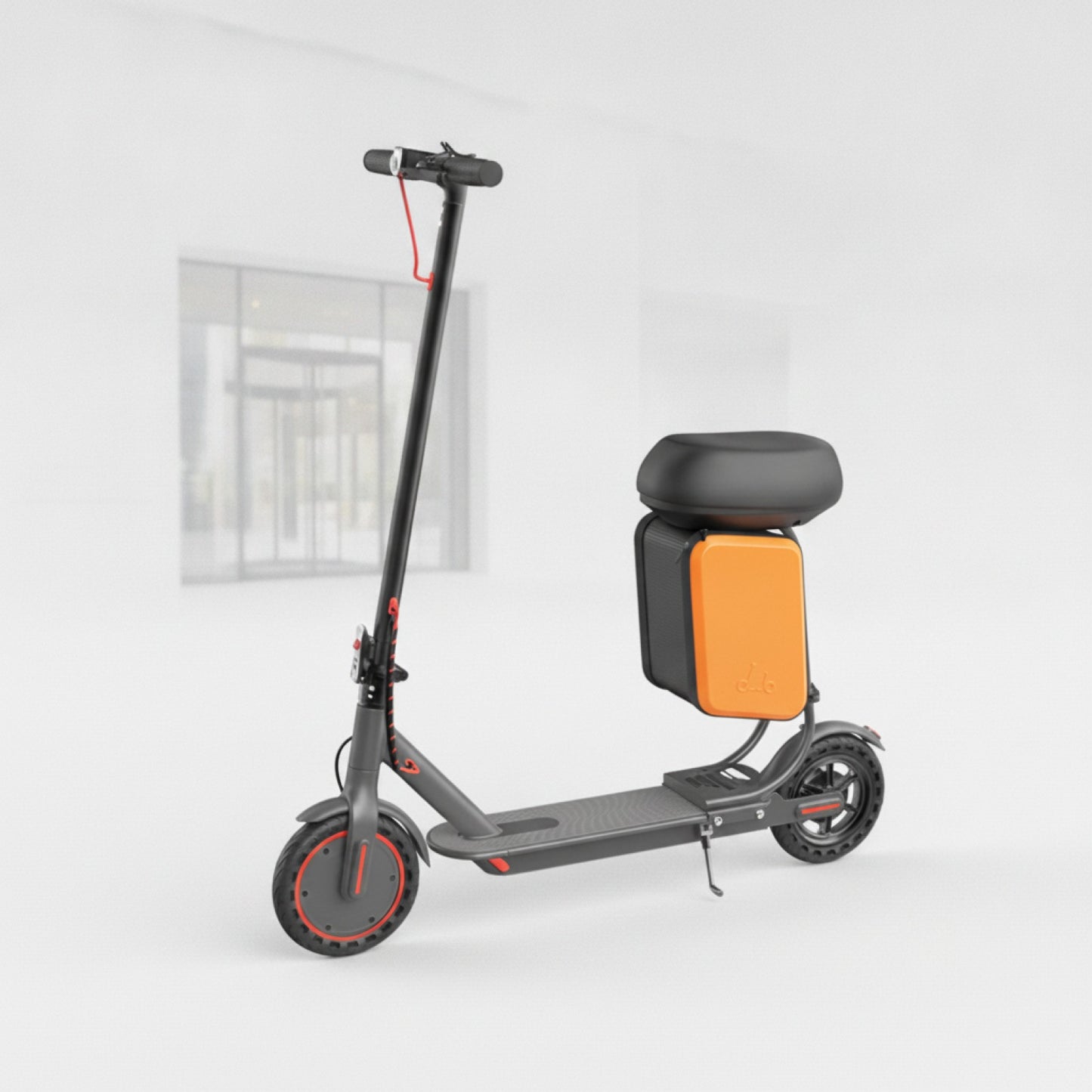 Trottinette Électrique Pliable Adulte Jaune - 350W, 30 km/h, Autonomie 25 km, avec Siège & Sac - Stock UE