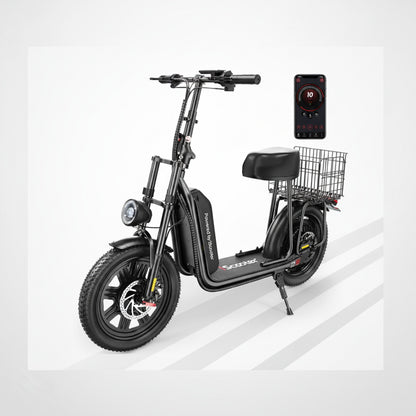 Trottinette Électrique iScooter F7 : 1000W, 45 km/h, 72 km Autonomie, Pneus 16" Tout-Terrain