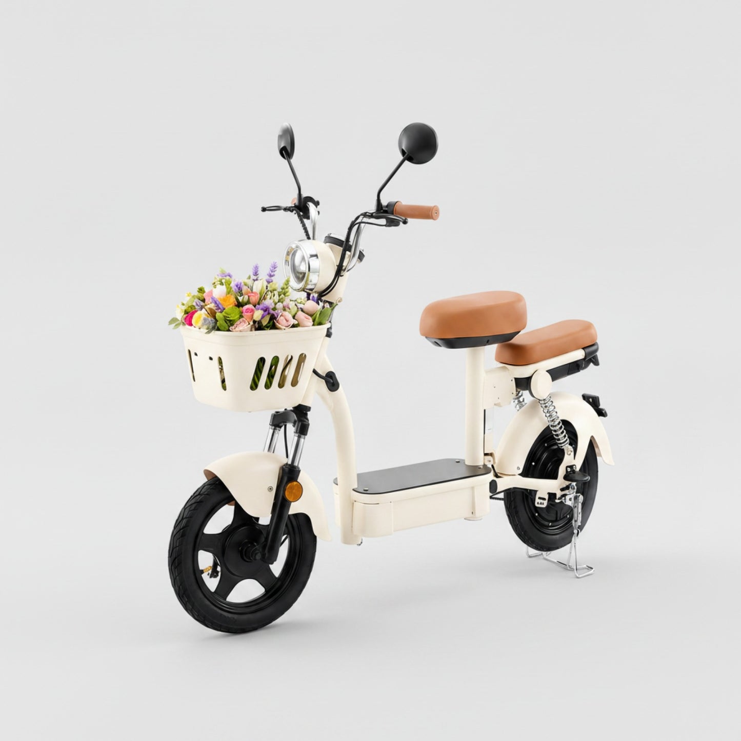 Trottinette Électrique iScooter Y16 City Grocery - 14 pouces, 1200W, Grande Autonomie 90-100 km