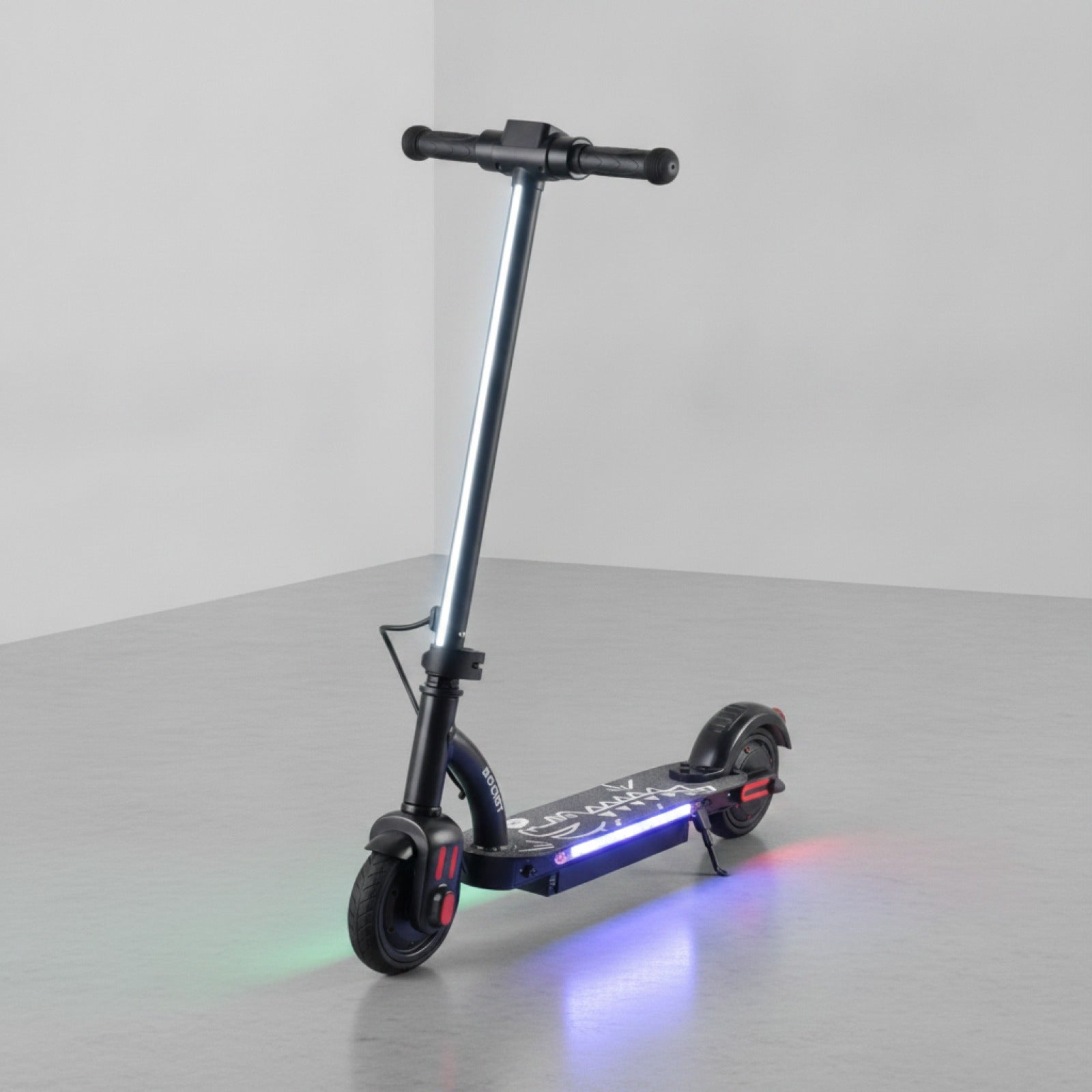 Trottinette Électrique Enfant 6.5" - Bluetooth, LED, Pliable, Noir