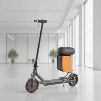 Trottinette Électrique Pliable Adulte Jaune - 350W, 30 km/h, Autonomie 25 km, avec Siège & Sac - Stock UE