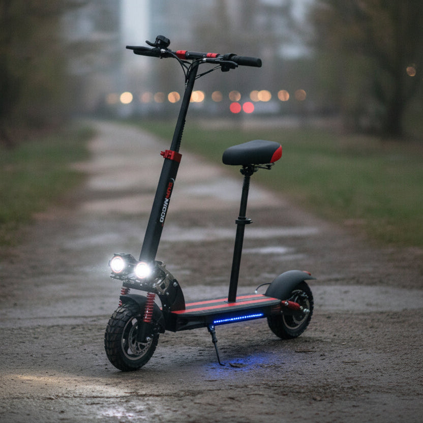 Trottinette Électrique Tout-Terrain SUNNIGOO Adulte 48V - Pliable, 45 km/h, Grande Autonomie