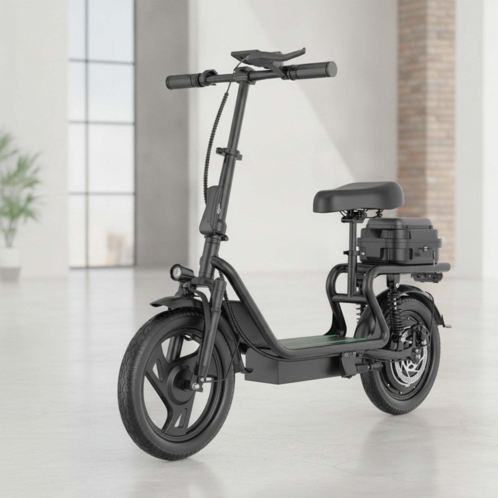 Trottinette Électrique Adulte 500W avec Siège - Autonomie 60km, Roues 14" - Expédition UE