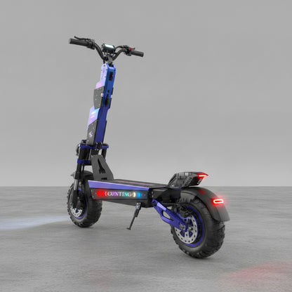 Trottinette Électrique Tout-Terrain JL80 Double Moteur 6000W - Autonomie 60V30Ah, Vitesse 65 km/h
