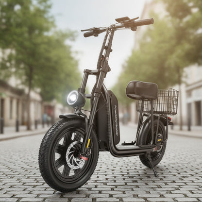 Trottinette Électrique iScooter F7 : 1000W, 45 km/h, 72 km Autonomie, Pneus 16" Tout-Terrain