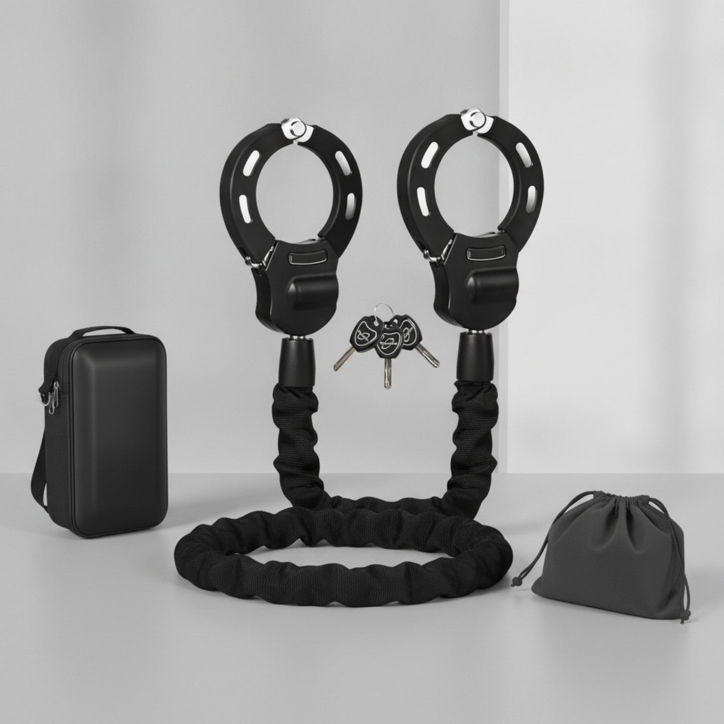 Antivol Vélo & Trottinette Électrique : Chaîne Haute Sécurité 90cm avec Sac