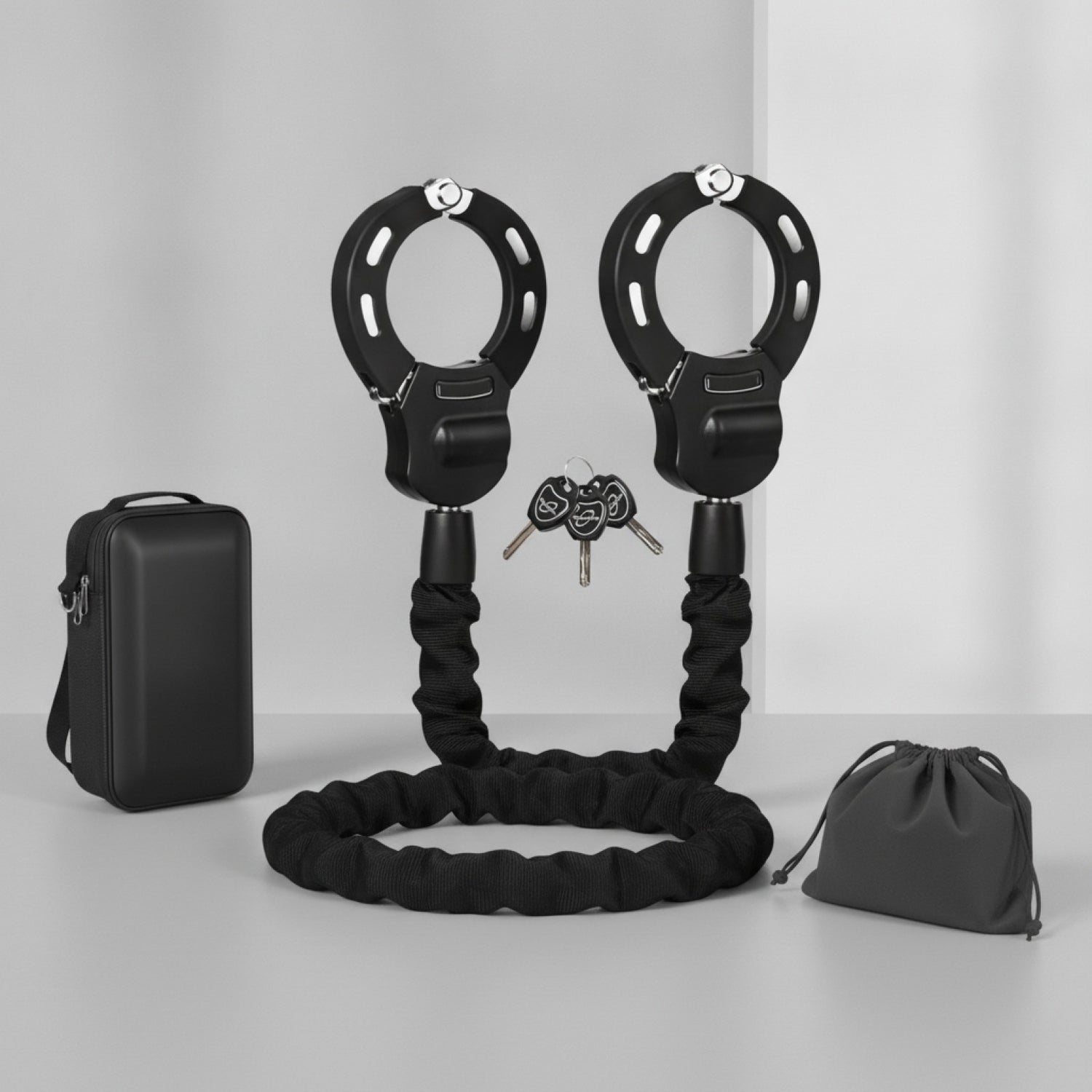 Antivol Vélo & Trottinette Électrique : Chaîne Haute Sécurité 90cm avec Sac