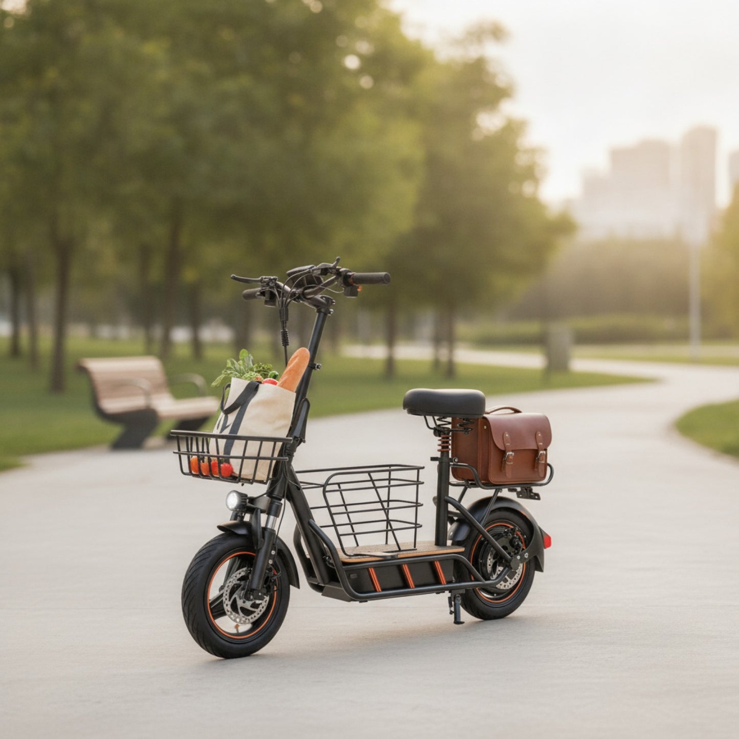 Trottinette Électrique FREEBOY H14 - Puissante 600W, Pneus 14 Pouces, Idéale Trajets & Courses