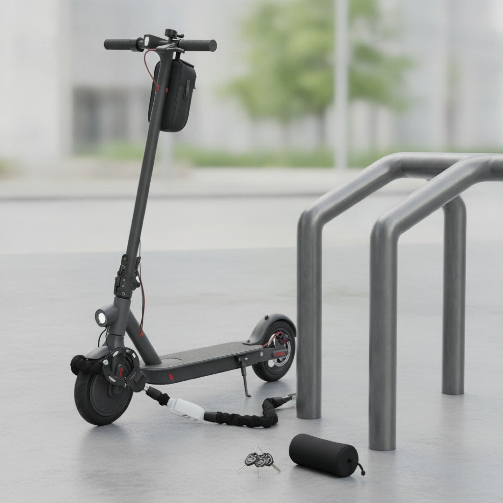 Antivol Vélo & Trottinette Électrique : Chaîne Haute Sécurité 90cm avec Sac