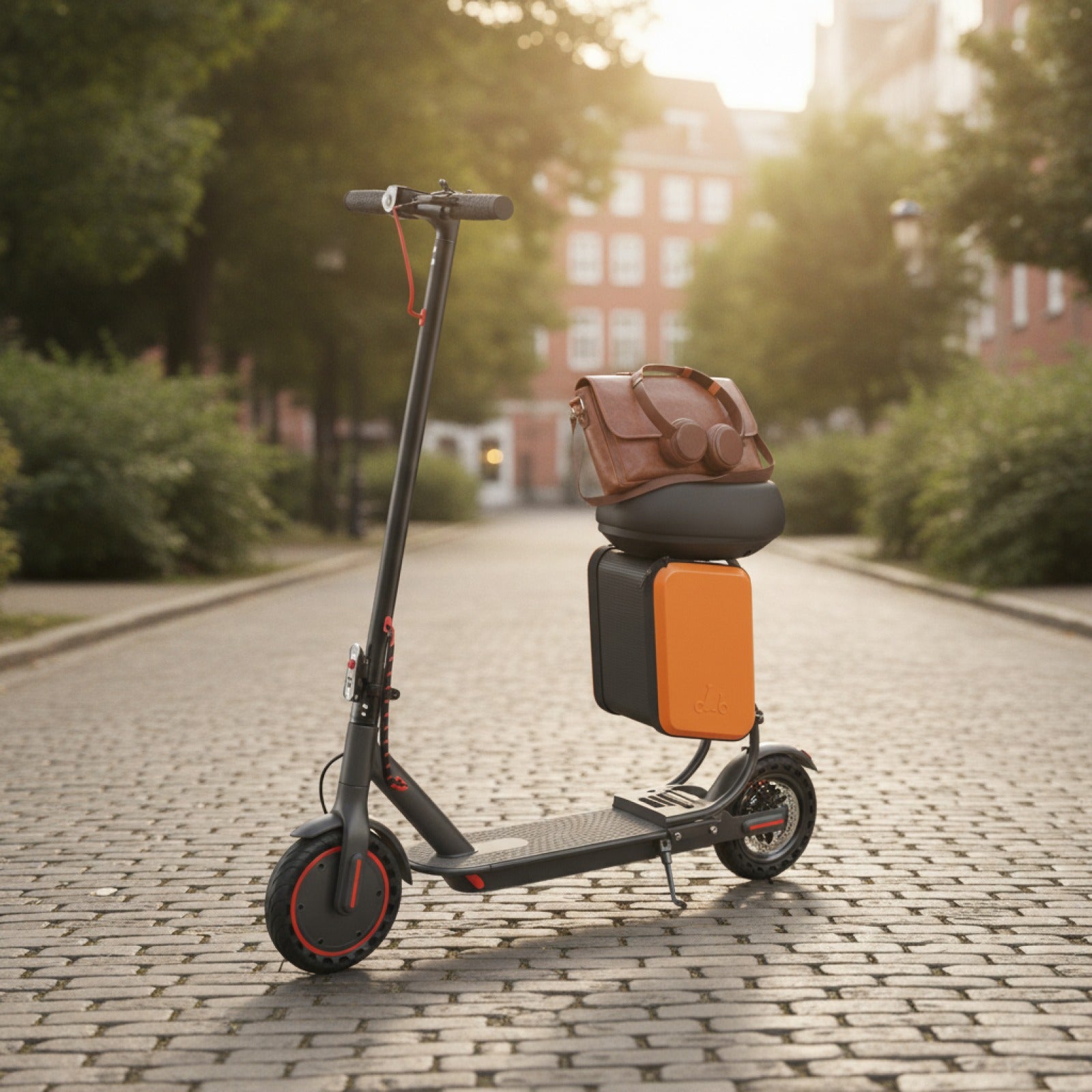 Trottinette Électrique Pliable Adulte Jaune - 350W, 30 km/h, Autonomie 25 km, avec Siège & Sac - Stock UE