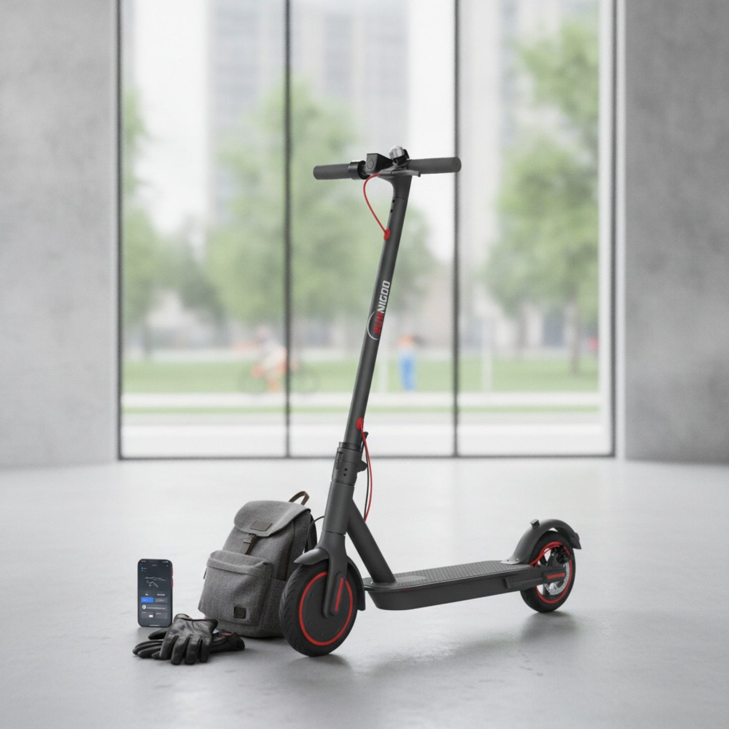 Trottinette Électrique Adulte SUNNIGOO 350W - Autonomie 30km, Vitesse 30km/h, Pliable