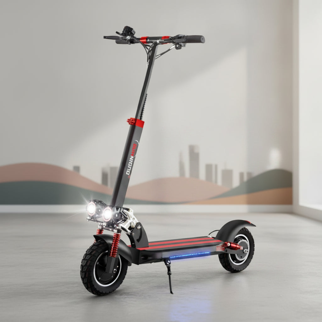 Trottinette Électrique Tout-Terrain SUNNIGOO Adulte 48V - Pliable, 45 km/h, Grande Autonomie