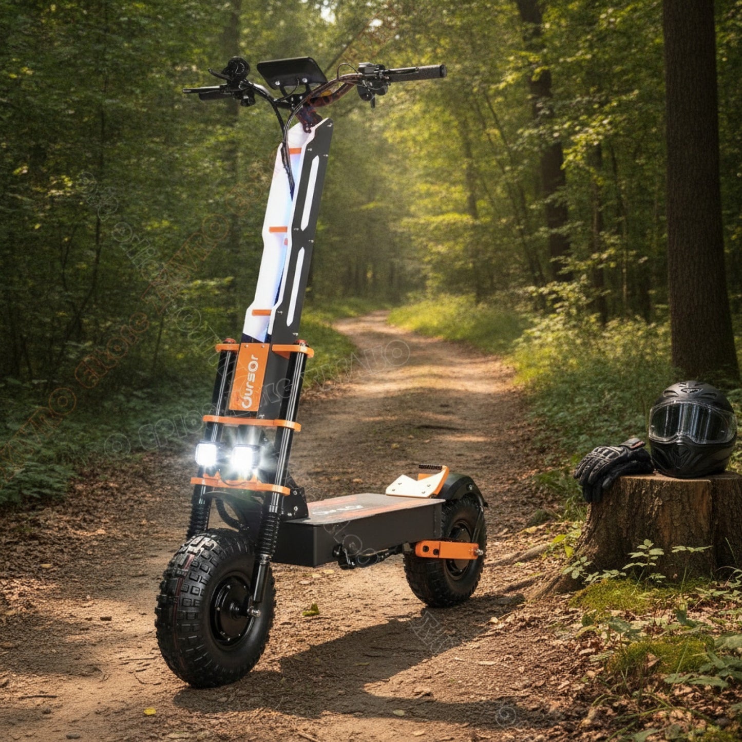Trottinette Électrique Tout-Terrain EU X8 - Double Moteur 8000W, Grande Autonomie 120km