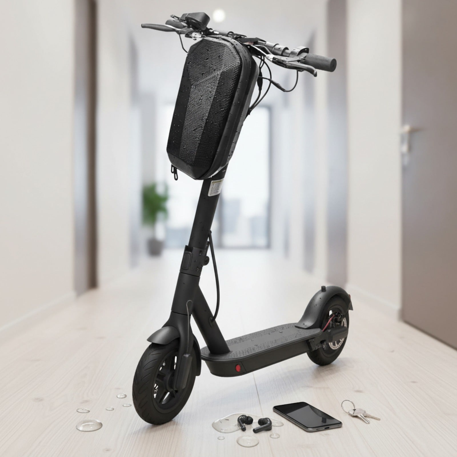 Sac Avant Universel 3L pour Trottinette Électrique - Fixation Rapide & Résistant à l'Eau