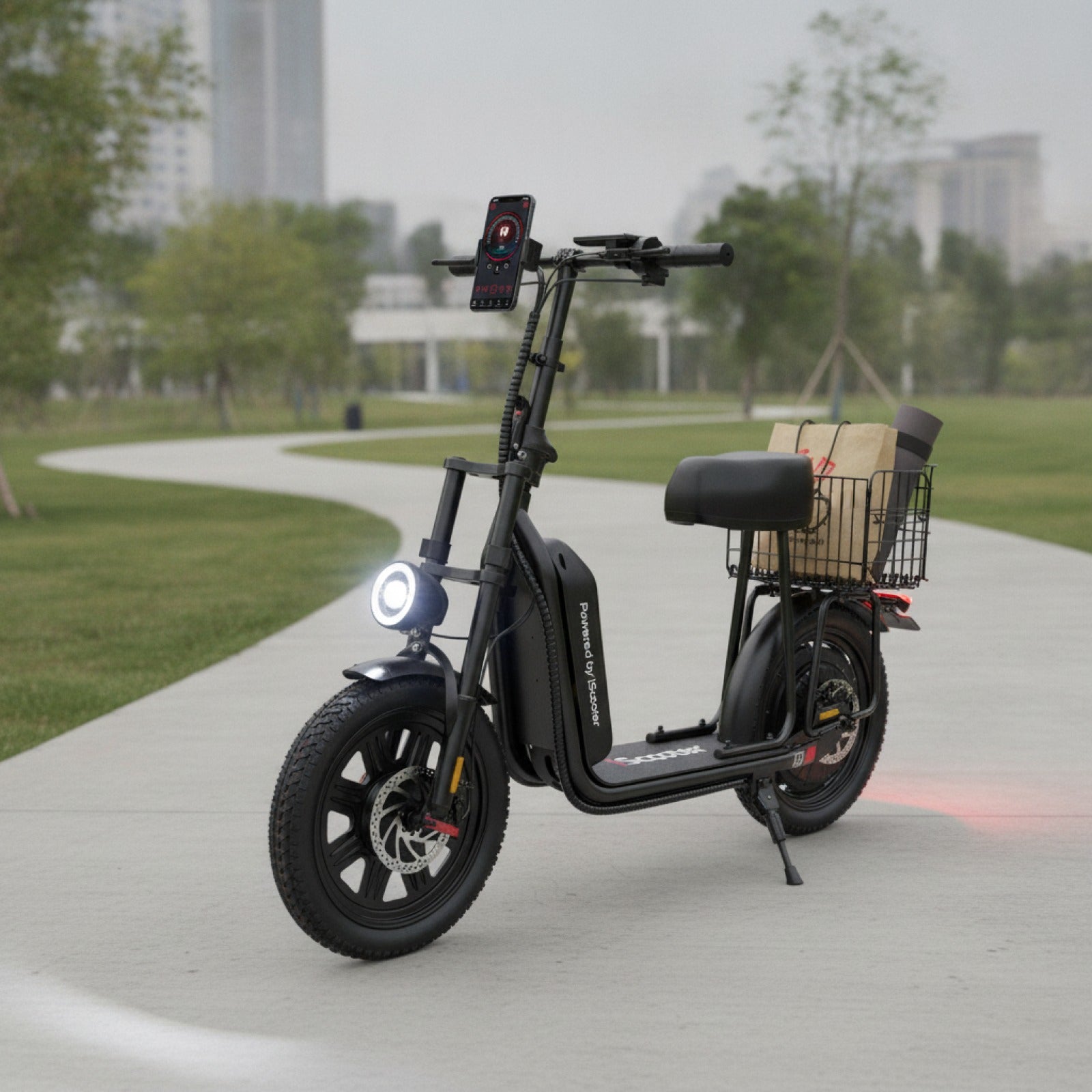 Trottinette Électrique iScooter F7 : 1000W, 45 km/h, 72 km Autonomie, Pneus 16" Tout-Terrain