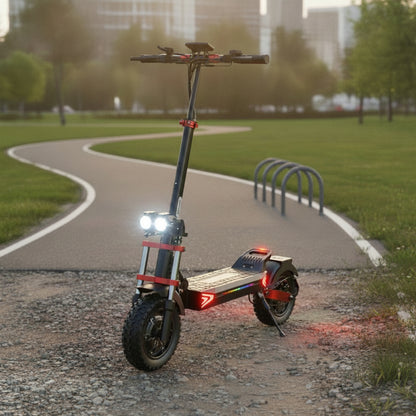 Trottinette Électrique Tout-Terrain IScooter iX8 12 Pouces - 2400W, 70km Autonomie, 60km/h