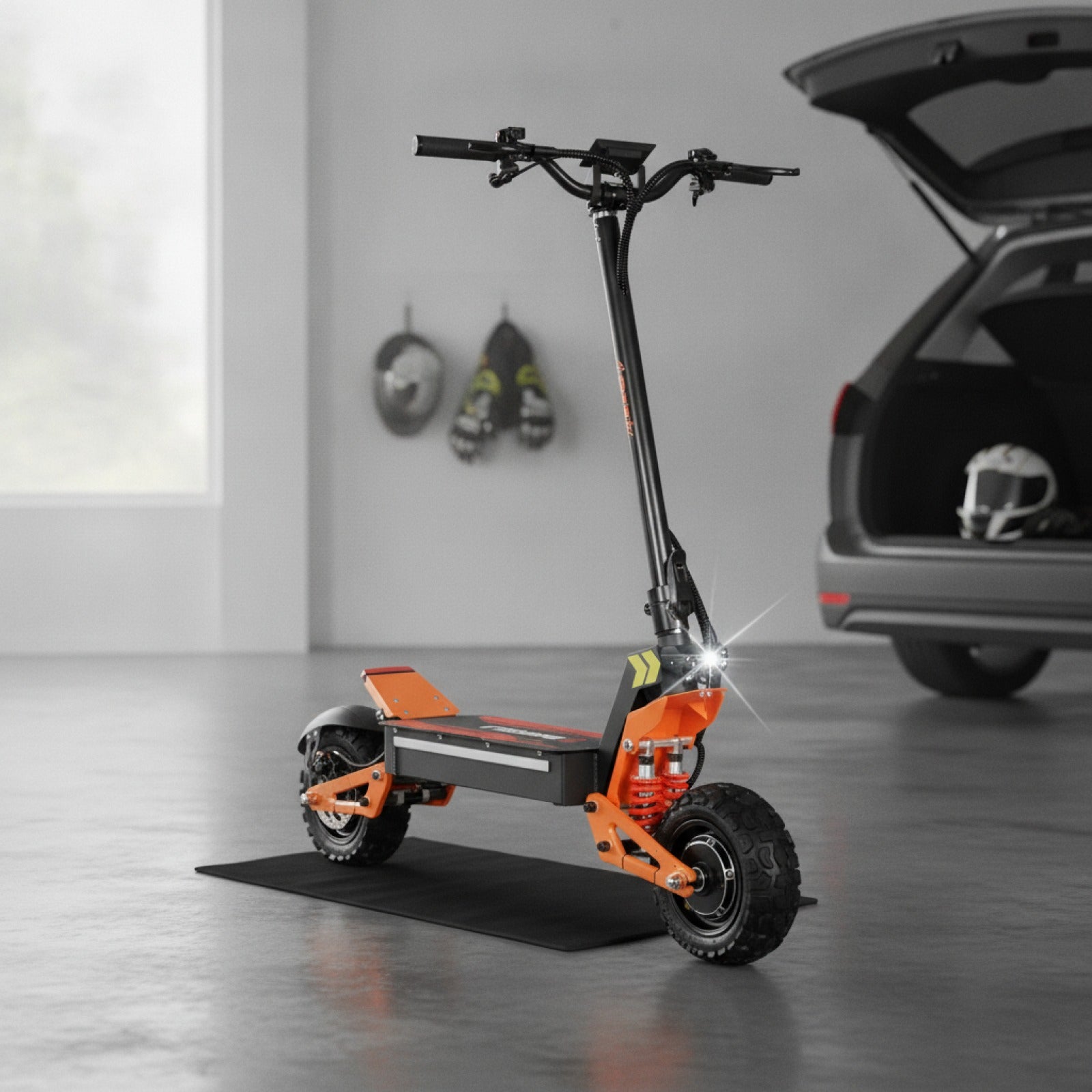 Trottinette Électrique UE X5 : Double Moteur 6000W, Autonomie 90km, Vitesse 90km/h