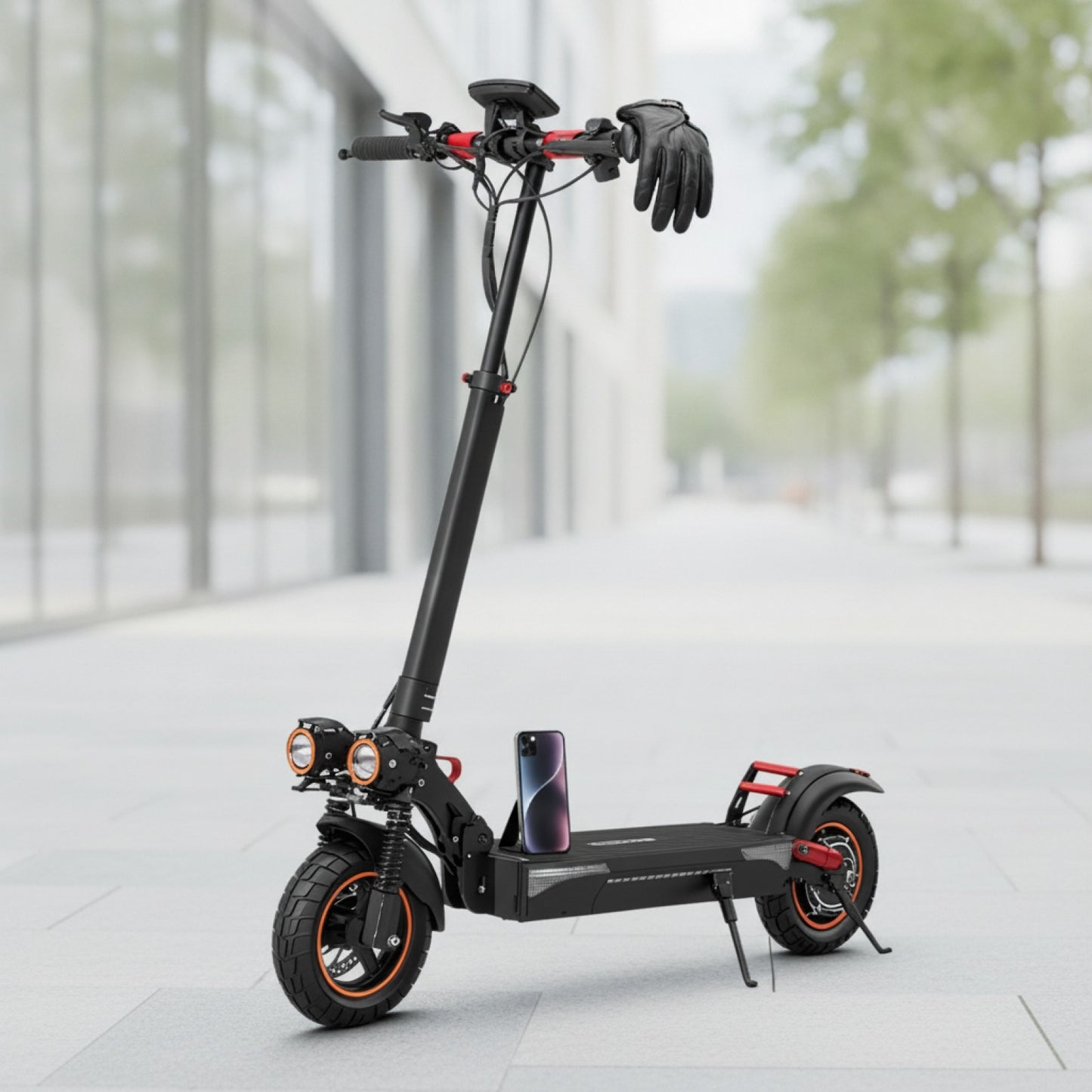 Trottinette Électrique Adulte 800W - 45 km/h, 80 km Autonomie, NFC, Double Amortisseur, Pliable 10"