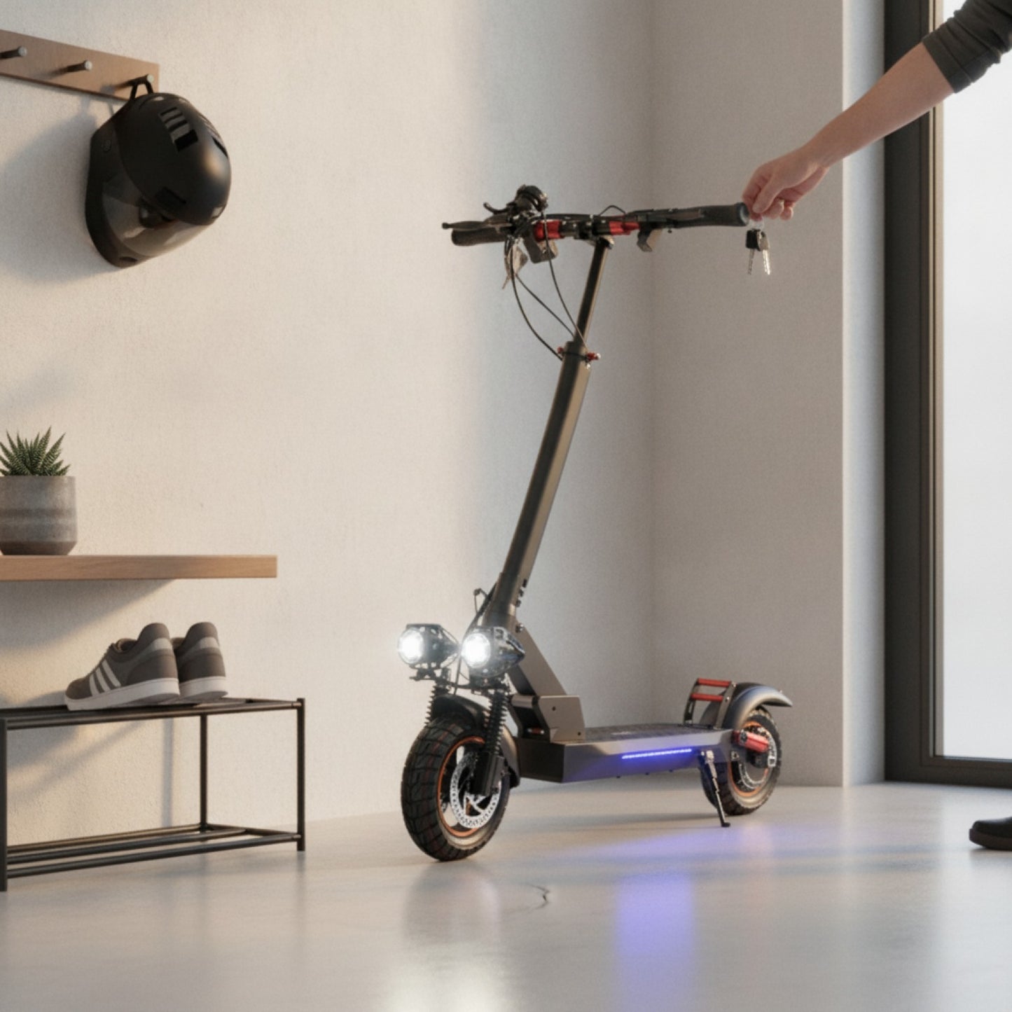 Trottinette Électrique 800W Tout-Terrain 45 km/h