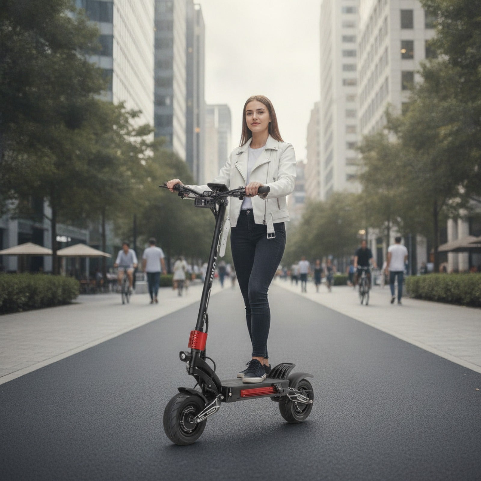 YUME Raptor : Scooter Électrique 6000W, 80 km/h, Autonomie 96 km, Pneus 11 pouces
