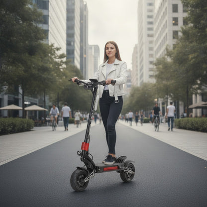 YUME Raptor : Scooter Électrique 6000W, 80 km/h, Autonomie 96 km, Pneus 11 pouces