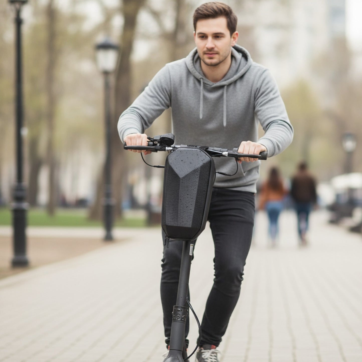 Sac Avant Universel 3L pour Trottinette Électrique - Fixation Rapide & Résistant à l'Eau