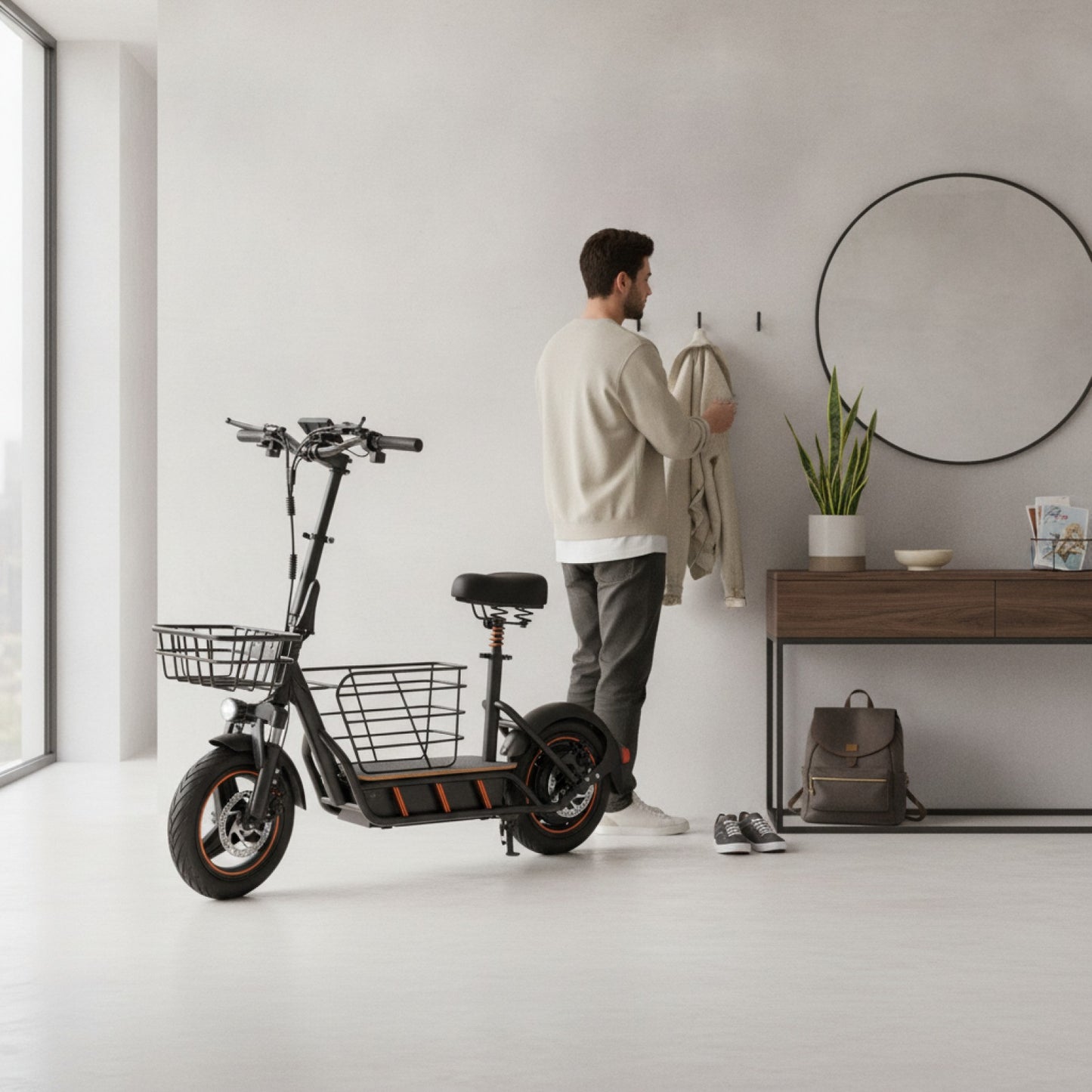 Trottinette Électrique FREEBOY H14 - Puissante 600W, Pneus 14 Pouces, Idéale Trajets & Courses