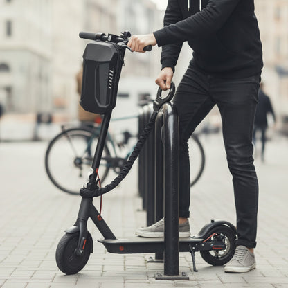 Antivol Vélo & Trottinette Électrique : Chaîne Haute Sécurité 90cm avec Sac