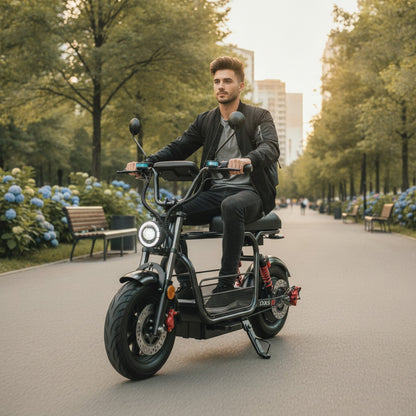 Trottinette Électrique iScooter DX5 - Puissance 1500W, Autonomie 72km, Roues 15" NFC