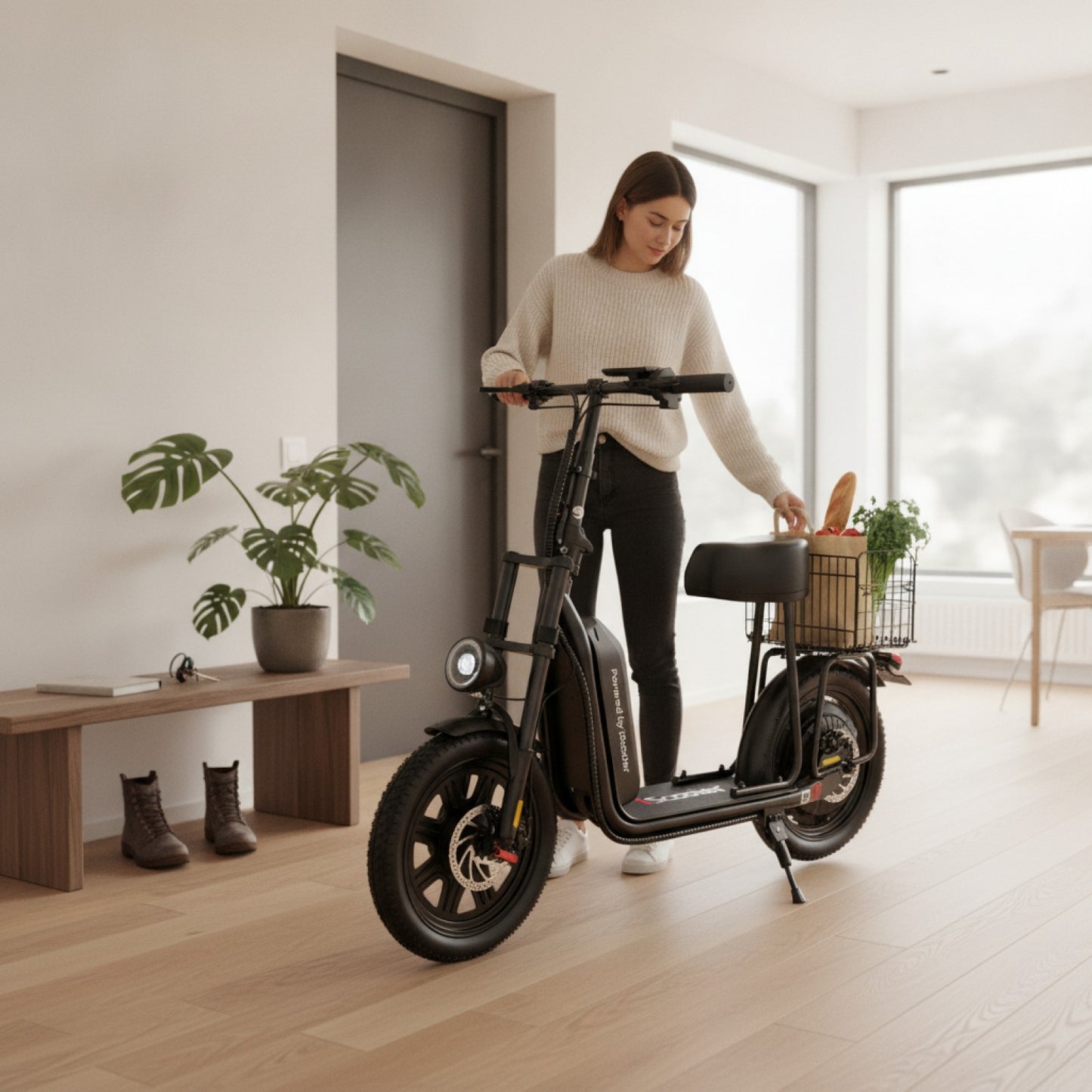 Trottinette Électrique iScooter F7 : 1000W, 45 km/h, 72 km Autonomie, Pneus 16" Tout-Terrain