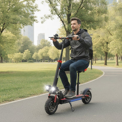Trottinette Électrique Tout-Terrain SUNNIGOO Adulte 48V - Pliable, 45 km/h, Grande Autonomie