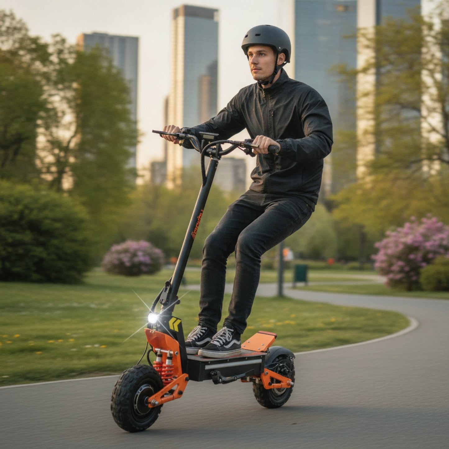 Trottinette Électrique UE X5 : Double Moteur 6000W, Autonomie 90km, Vitesse 90km/h
