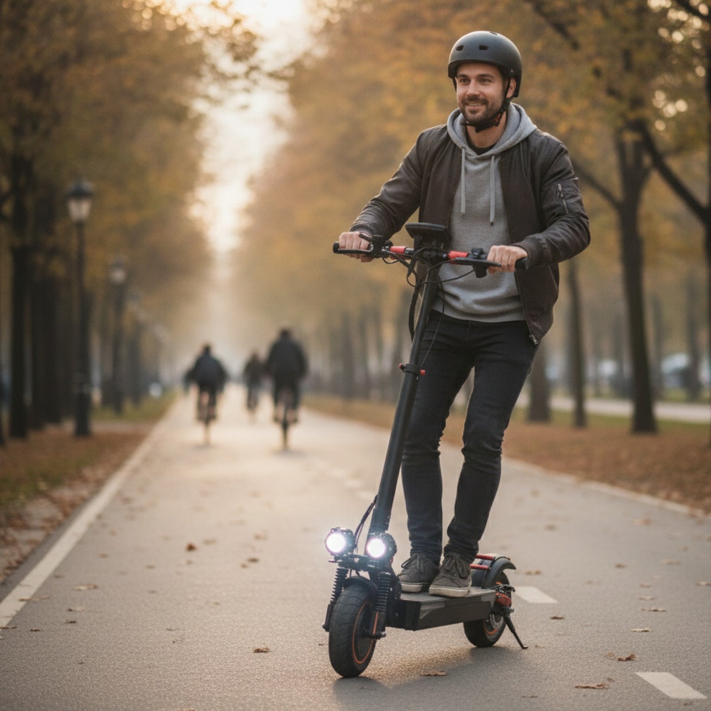 Trottinette Électrique Adulte 800W - 45 km/h, 80 km Autonomie, NFC, Double Amortisseur, Pliable 10"