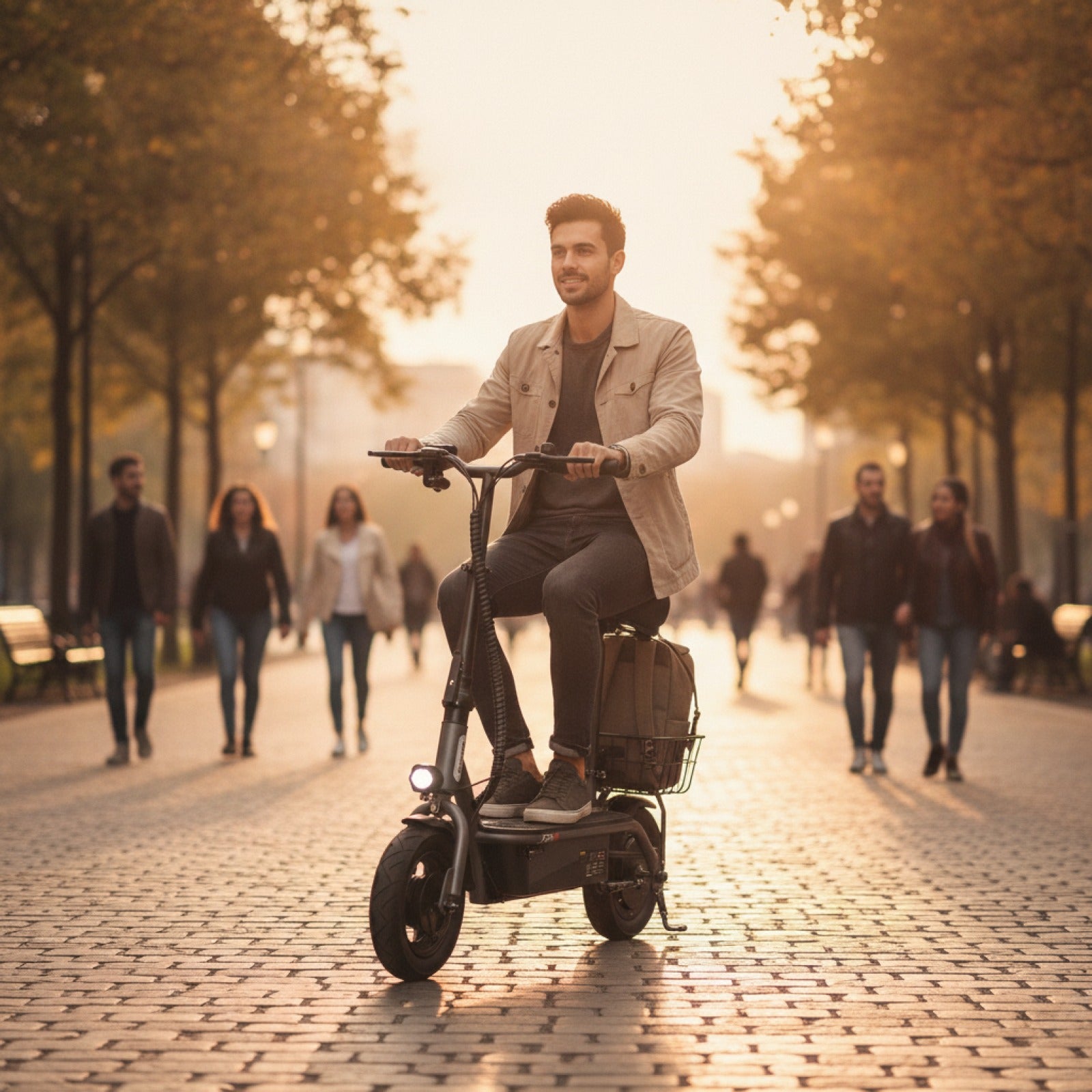 Trottinette Électrique iScooter F2 Pliable - Autonomie 30km, Vitesse 30km/h, 500W