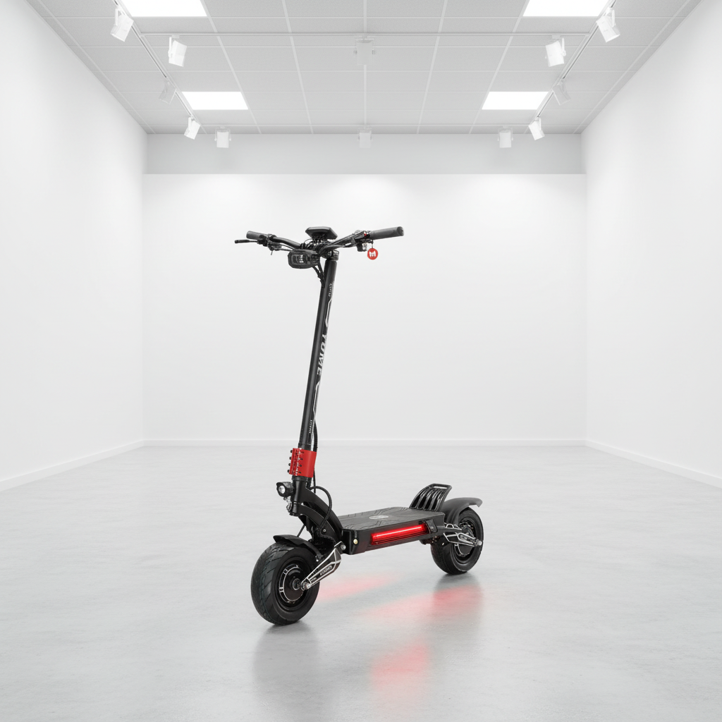Scooter électrique en showroom bien éclairé