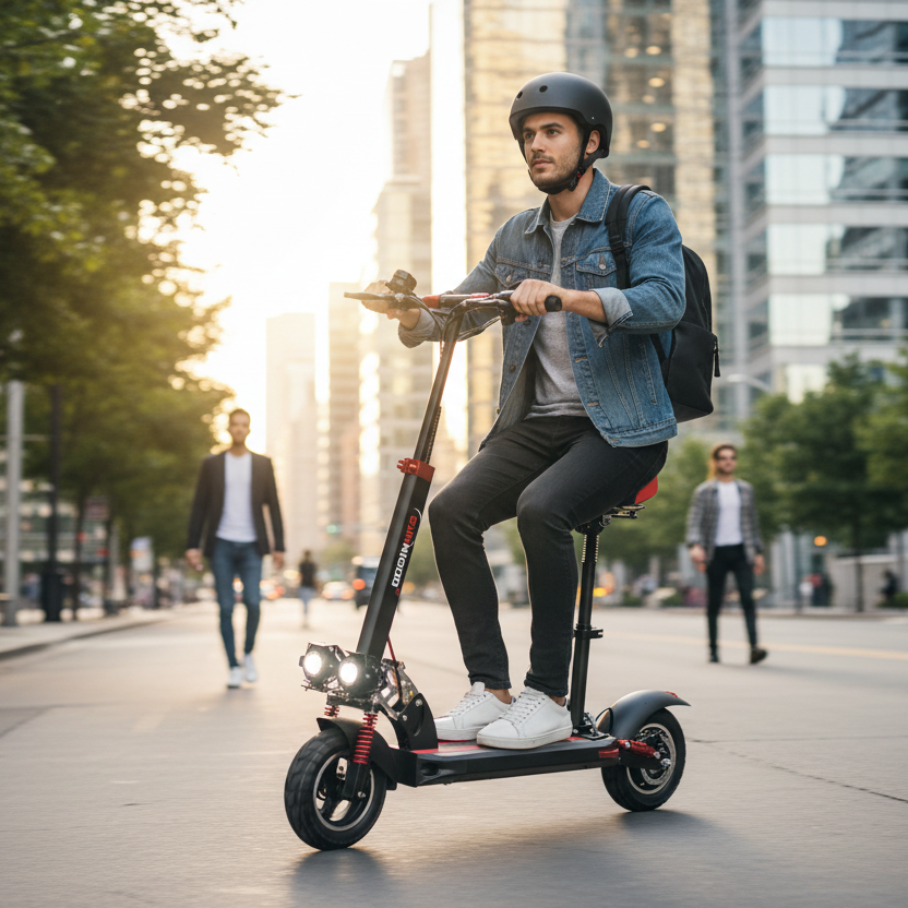 Shooting photo professionnel scooter