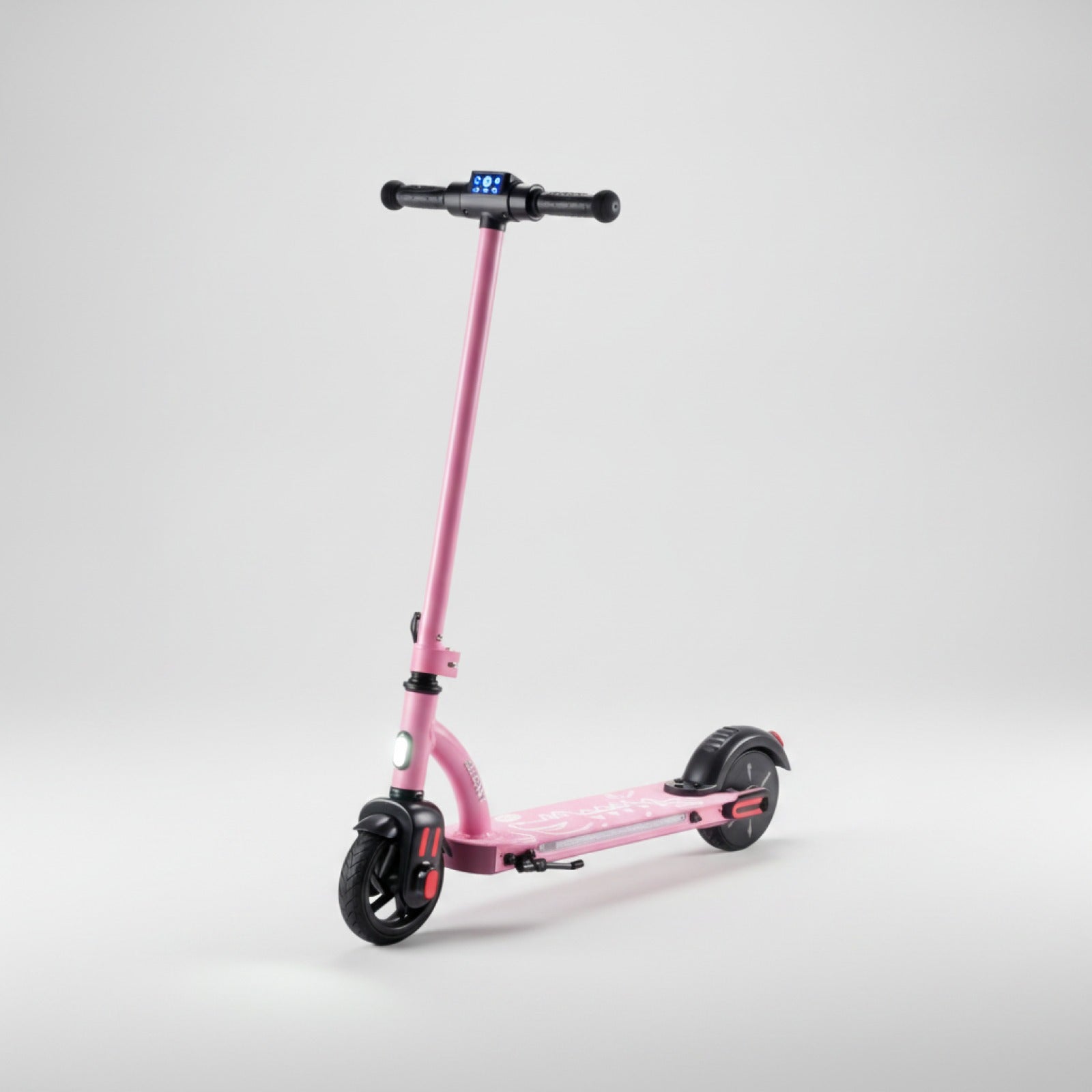 Trottinette Électrique Rose pour Enfants - 6.5 Pouces, Écran LED & Bluetooth