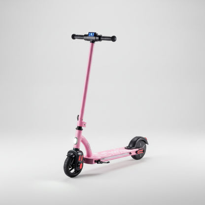 Trottinette Électrique Rose pour Enfants - 6.5 Pouces, Écran LED & Bluetooth