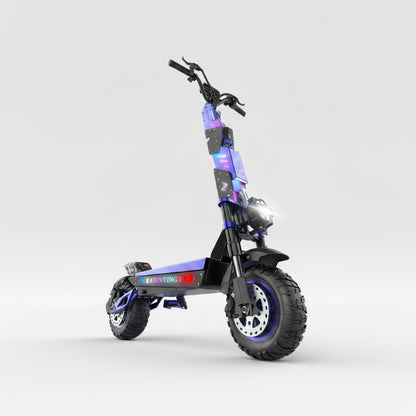 Trottinette Électrique Tout-Terrain JL80 Double Moteur 6000W - Autonomie 60V30Ah, Vitesse 65 km/h