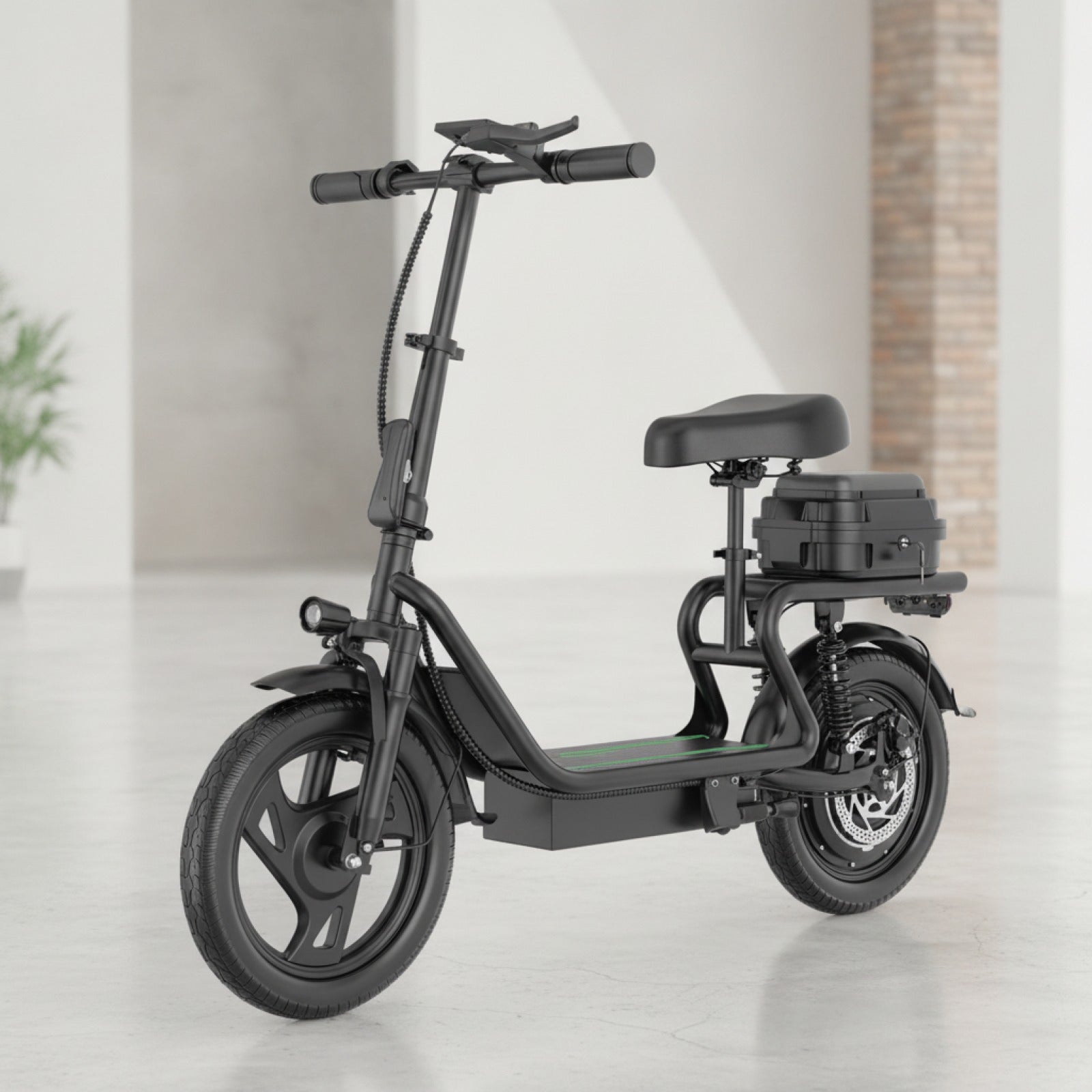 Trottinette Électrique Adulte 500W avec Siège - Autonomie 60km, Roues 14" - Expédition UE